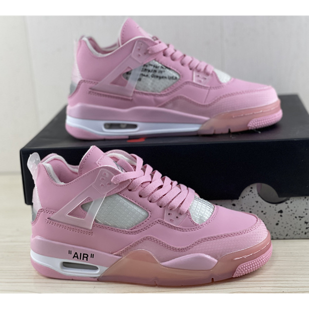 Off White x Air Jordan 4 Sneakers  - DopestKickz