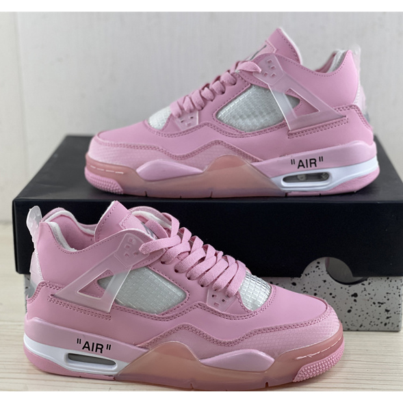 Off White x Air Jordan 4 Sneakers  - DopestKickz