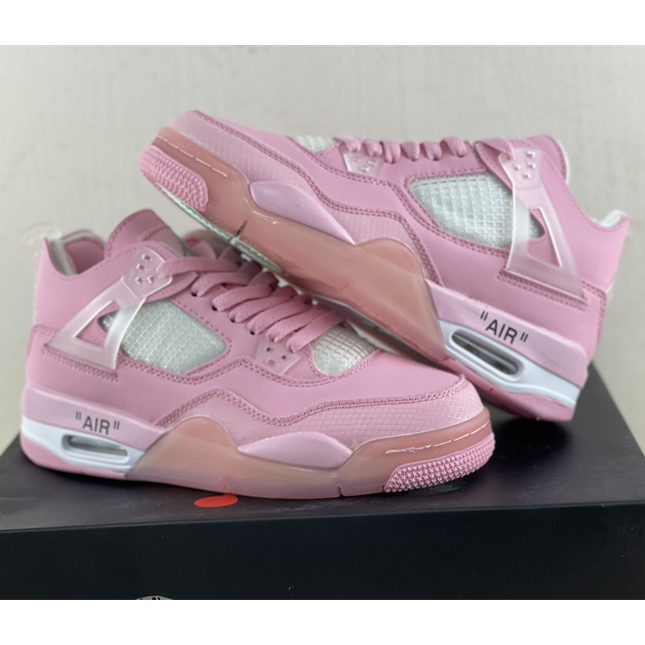 Off White x Air Jordan 4 Sneakers  - DopestKickz