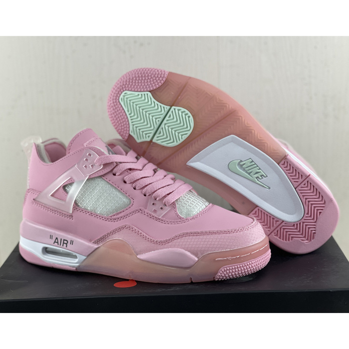 Off White x Air Jordan 4 Sneakers  - DopestKickz