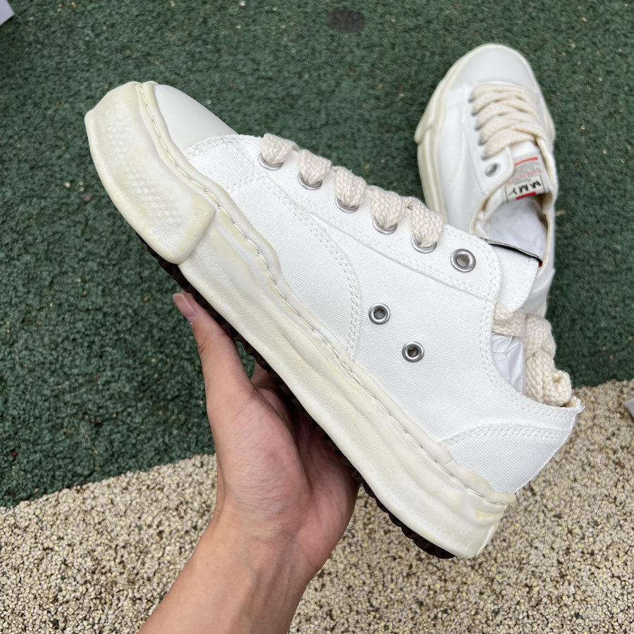 Maison Mihara Yasuhiro Wayne Original Sole Leather Low Sneaker - DopestKickz