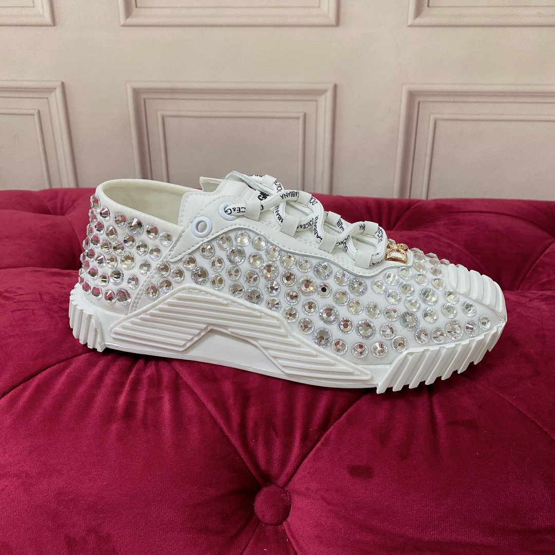 Dolce & Gabbana Mixed-Material NS1 Sneakers - DopestKickz