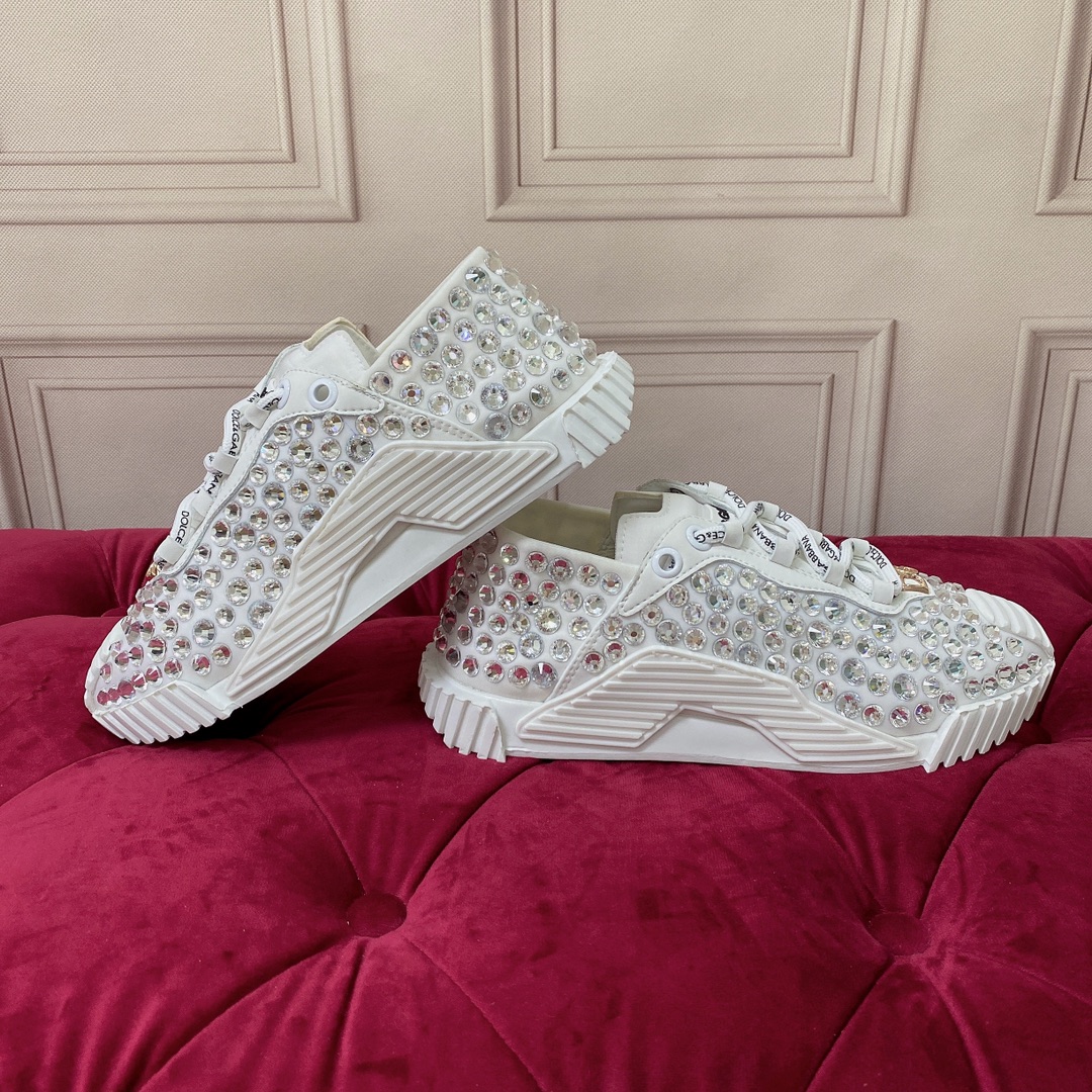Dolce & Gabbana Mixed-Material NS1 Sneakers - DopestKickz