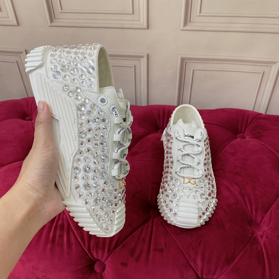 Dolce & Gabbana Mixed-Material NS1 Sneakers - DopestKickz