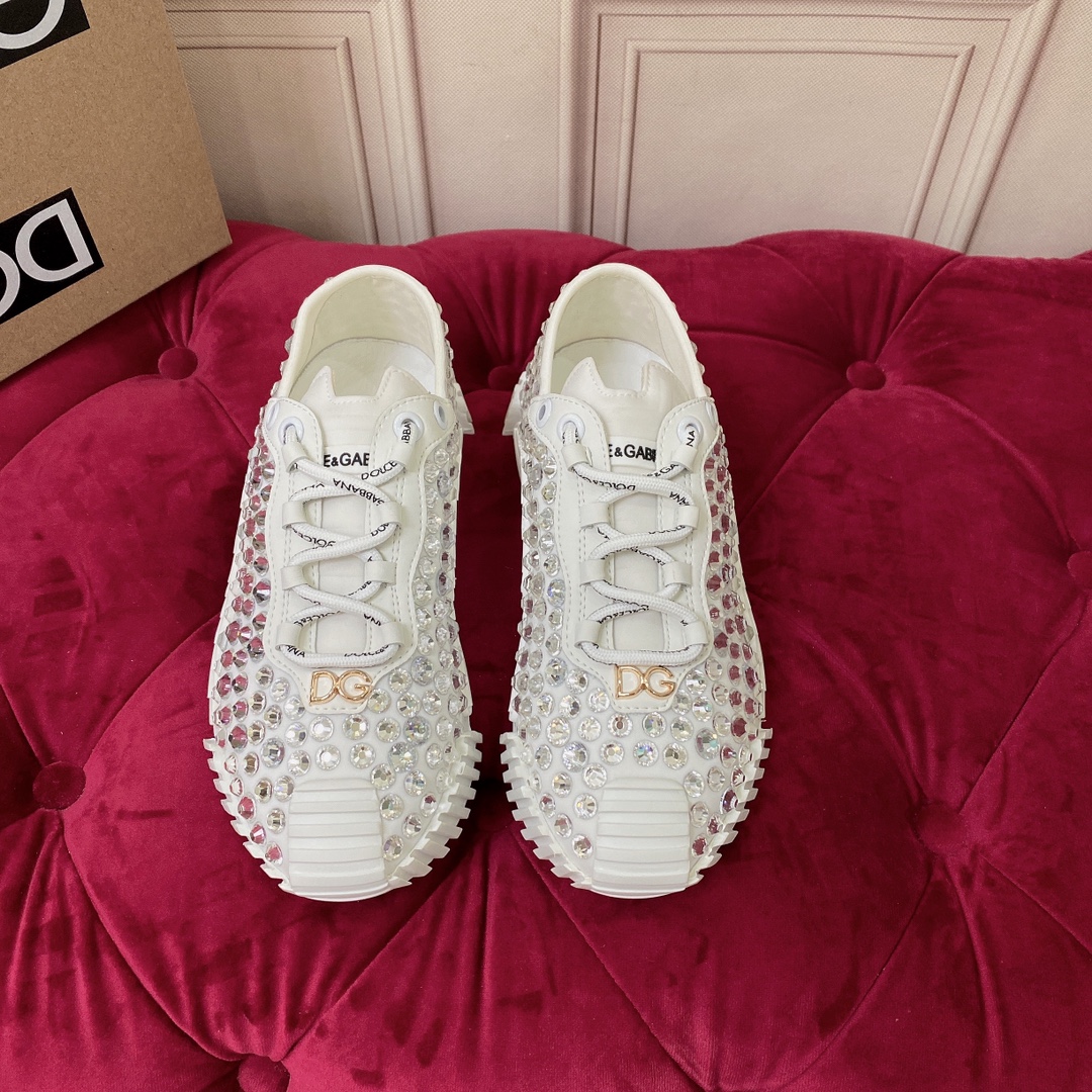 Dolce & Gabbana Mixed-Material NS1 Sneakers - DopestKickz