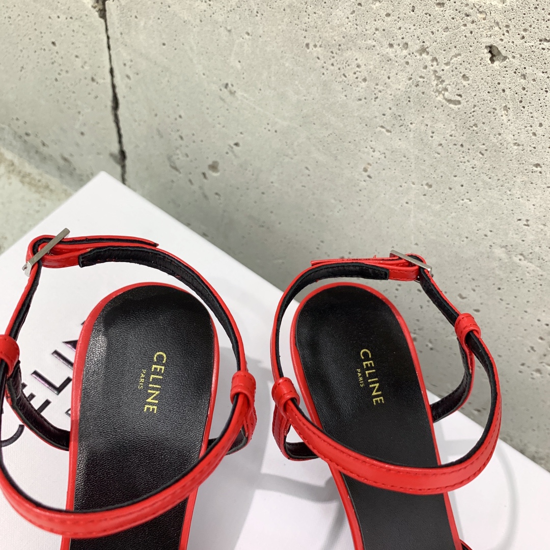Celine Kitten With Metal Toe In Calfskin - DopestKickz