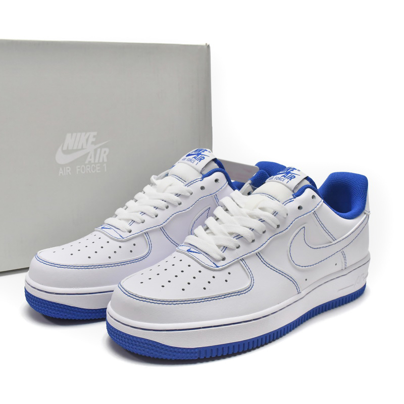 Nike Air Force 1 Low Contrast Stitch Blue Sneaker   CV1724-101 - DopestKickz