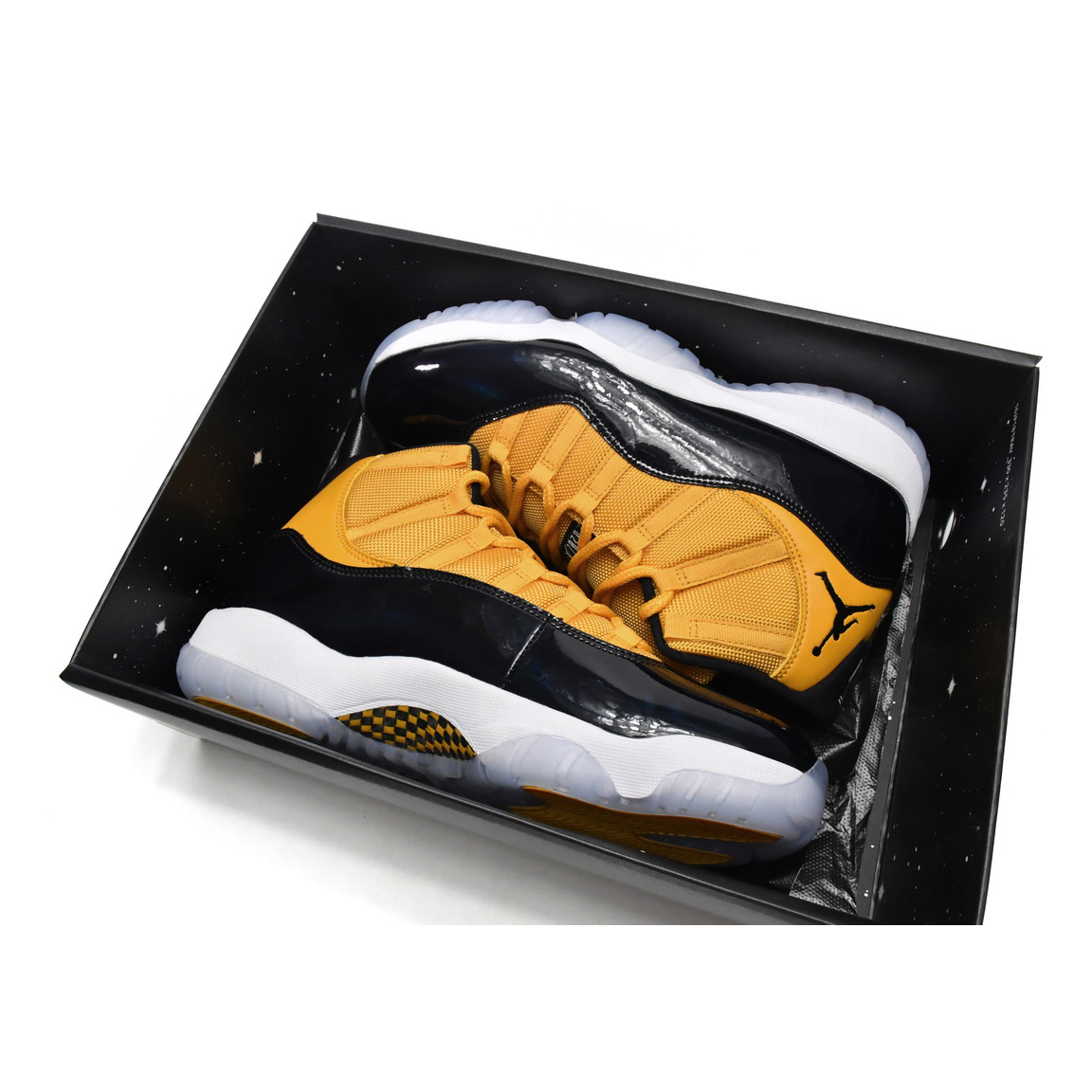  Air Jordan 11 Retro Black Yellow Sneaker    CT8012-118 - DopestKickz