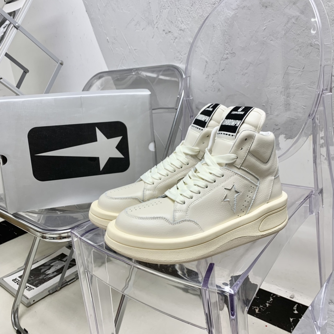 Rick Owens Converse X Drkshdw Turbowpn Sneakers - DopestKickz