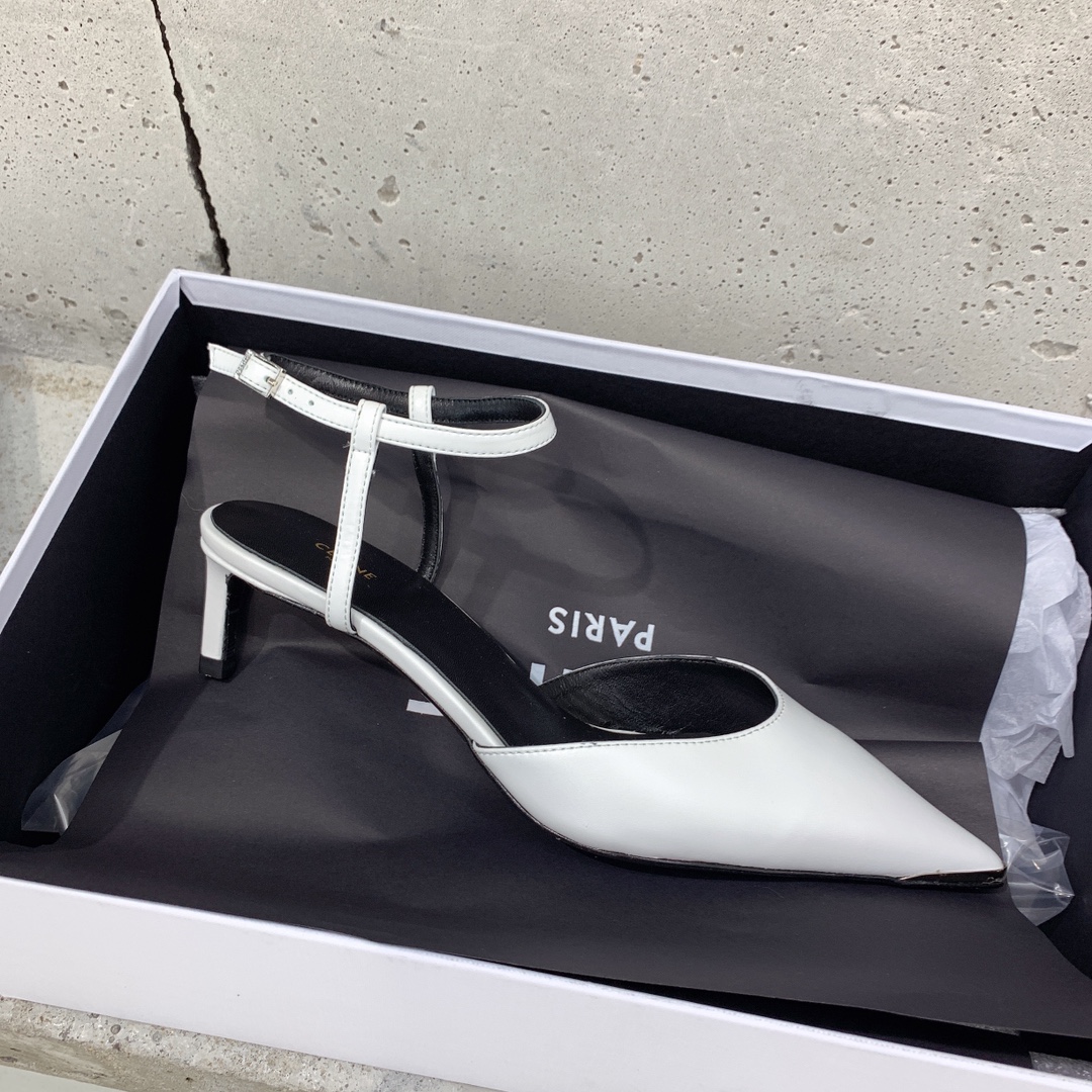 Celine Kitten With Metal Toe In Calfskin - DopestKickz