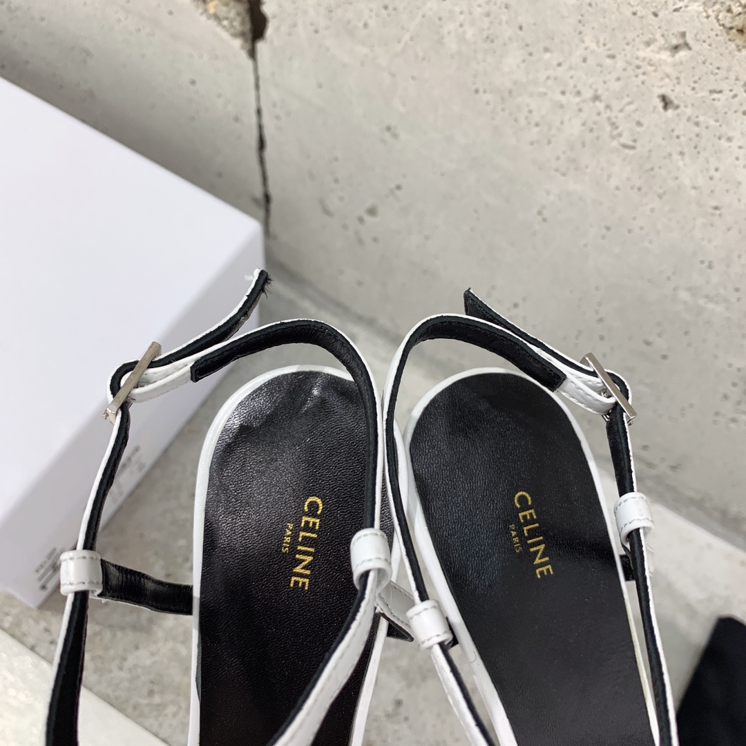 Celine Kitten With Metal Toe In Calfskin - DopestKickz