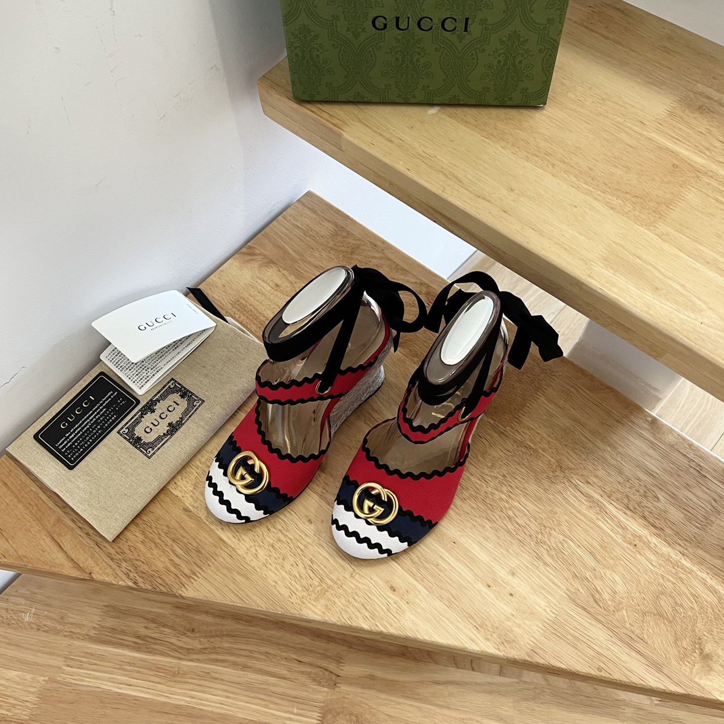 Gucci Women's Platform Espadrilles - DopestKickz