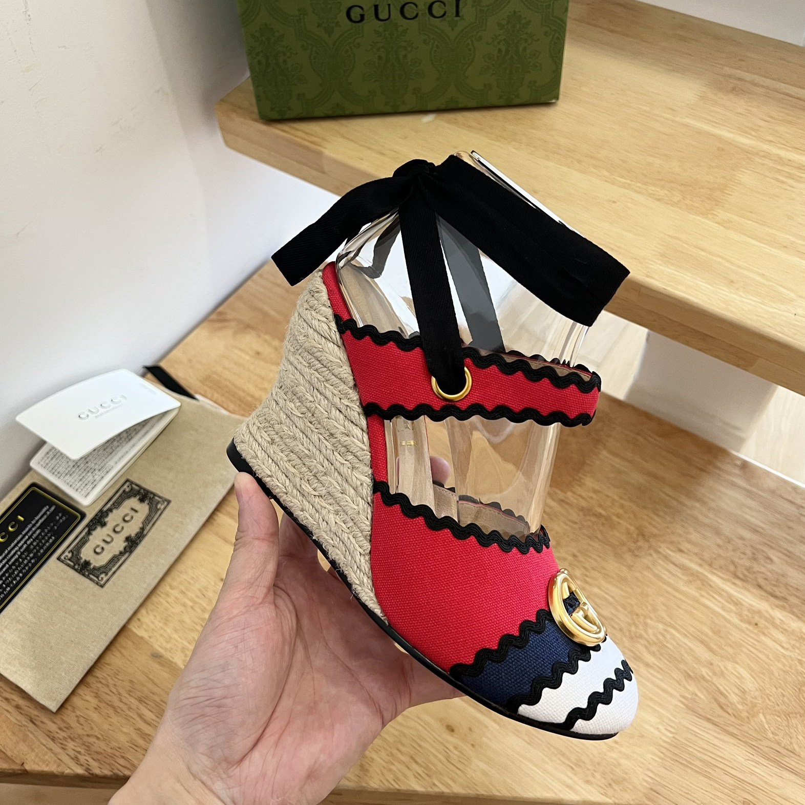 Gucci Women's Platform Espadrilles - DopestKickz