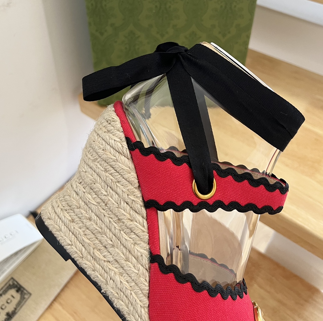 Gucci Women's Platform Espadrilles - DopestKickz