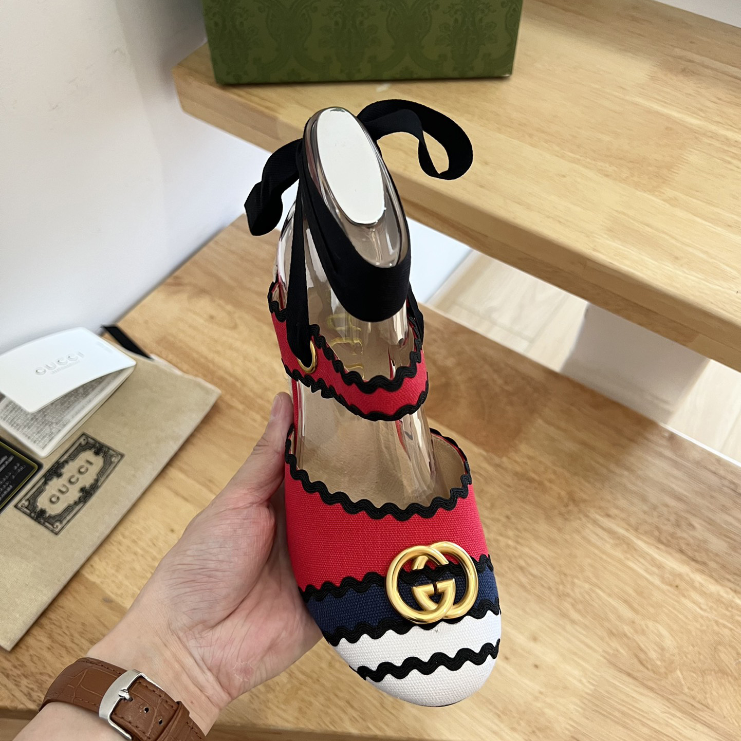 Gucci Women's Platform Espadrilles - DopestKickz