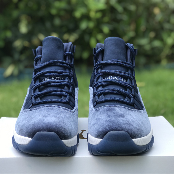 Air Jordan 11 Velvet WMNS “Midnight Navy” Sneaker      AR0715-441  - DopestKickz