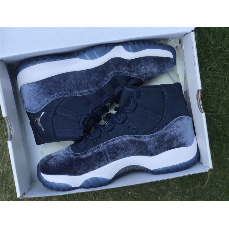 Air Jordan 11 Velvet WMNS “Midnight Navy” Sneaker      AR0715-441  - DopestKickz