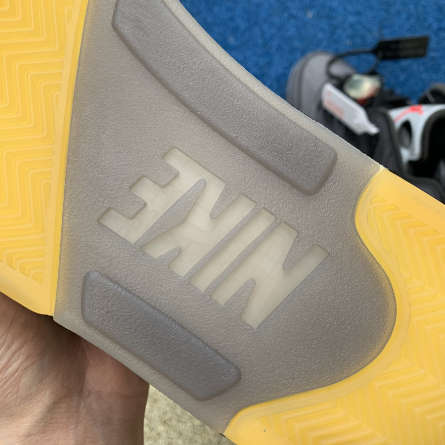 Air Jordan 5 AJ5 x Off-White OW Sneakers      CT8480-001  - DopestKickz