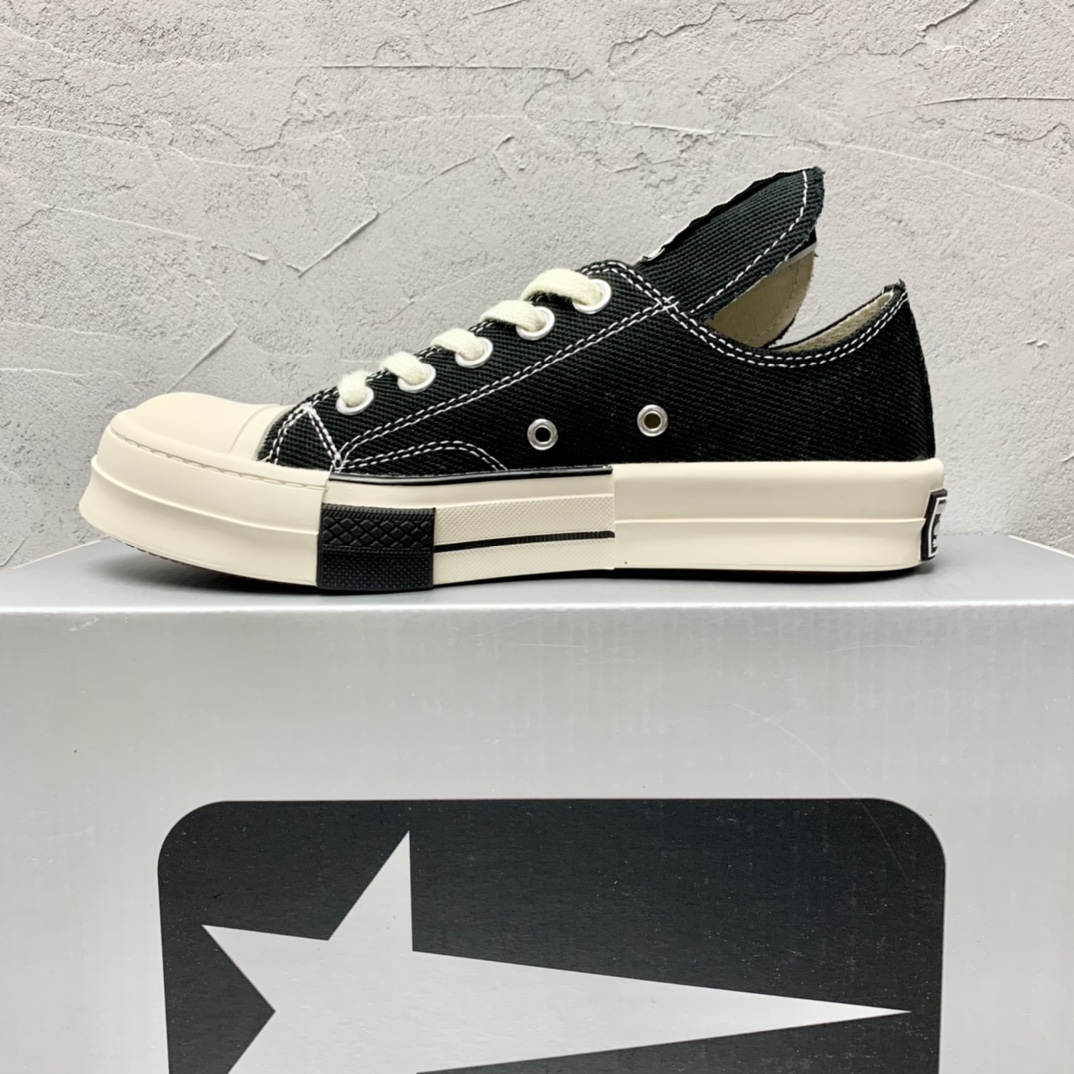 Rick Owensx Converse x  Drkshdw Drkstar Hi Sneakers - DopestKickz