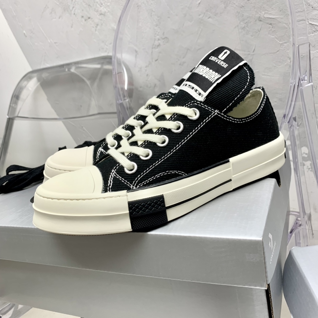 Rick Owensx Converse x  Drkshdw Drkstar Hi Sneakers - DopestKickz