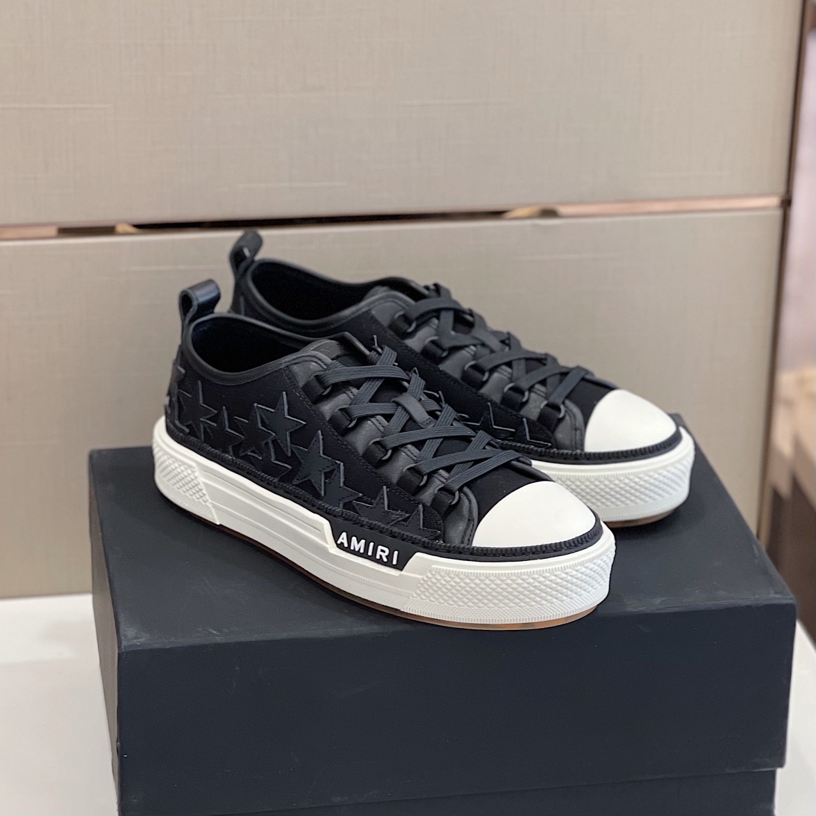 Amiri Stars Court Low Top Sneaker - DopestKickz