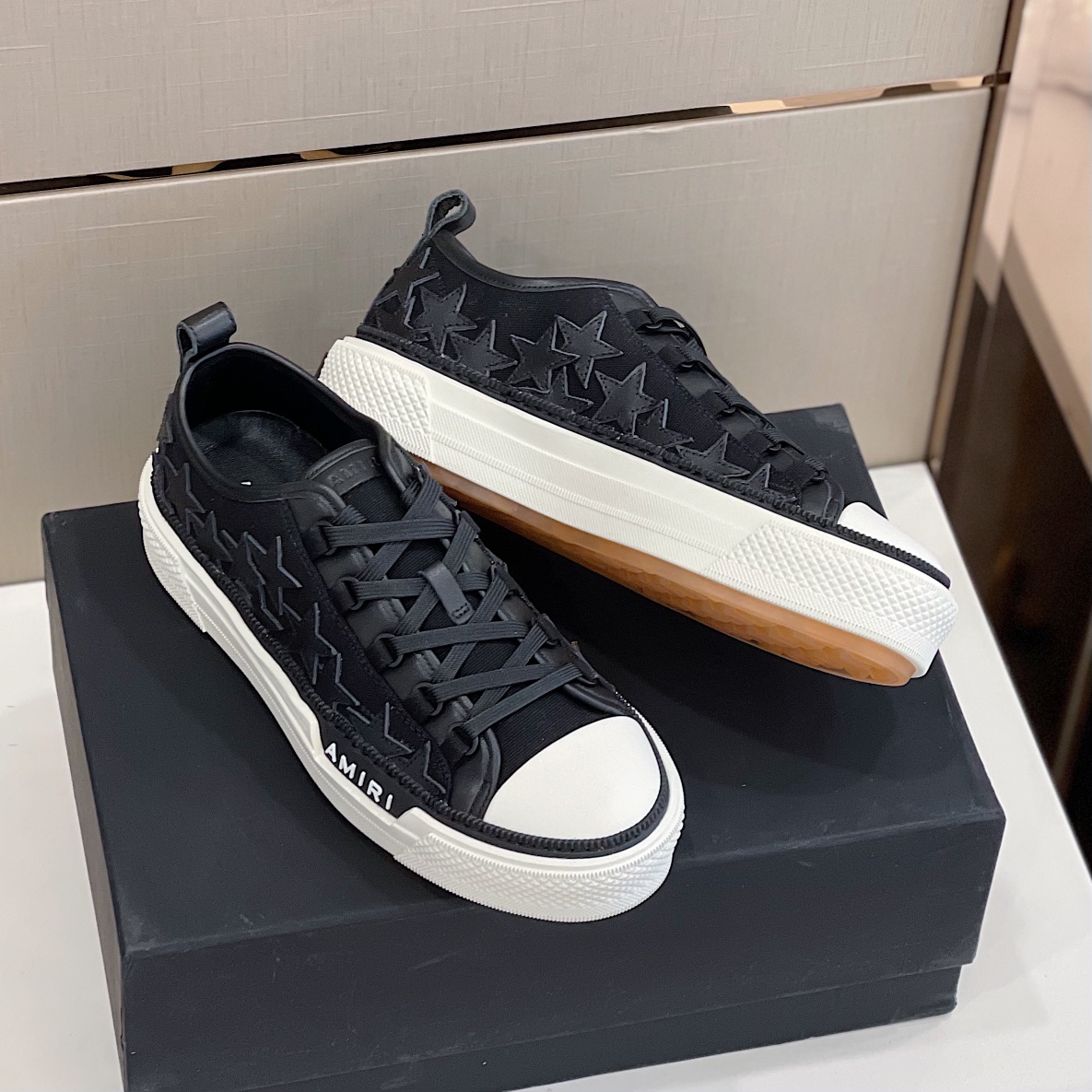 Amiri Stars Court Low Top Sneaker - DopestKickz