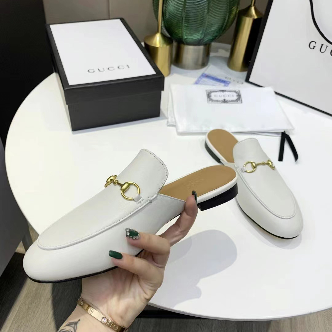 Gucci Princetown Leather Slipper - DopestKickz