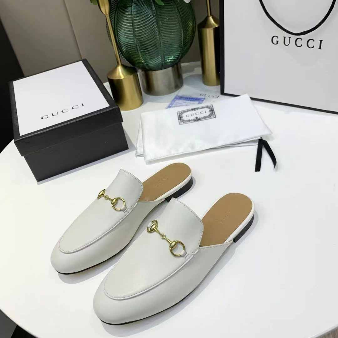 Gucci Princetown Leather Slipper - DopestKickz