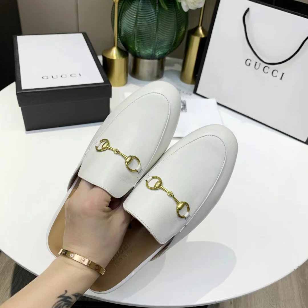 Gucci Princetown Leather Slipper - DopestKickz