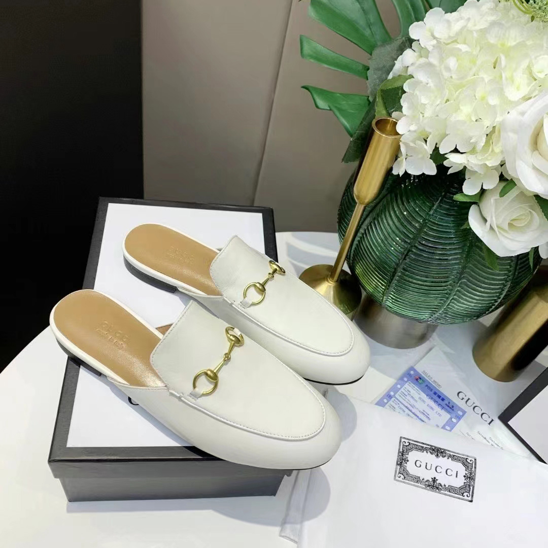 Gucci Princetown Leather Slipper - DopestKickz