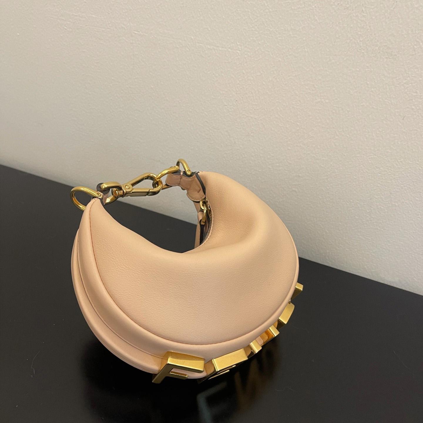 Fendi Nano Fendigraphy Hobo Bag (16.5-14-5) - DopestKickz
