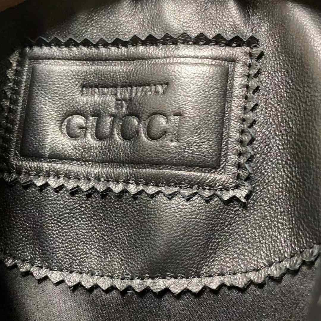 Gucci GG Leather Biker Jacket - DopestKickz