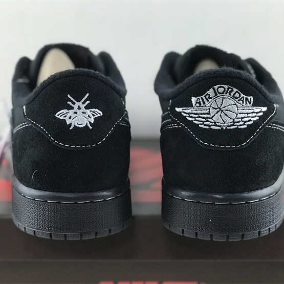 Travis Scott x Air Jordan 1 Low OG “Black Phantom” Sneaker   DM7866-001 - DopestKickz