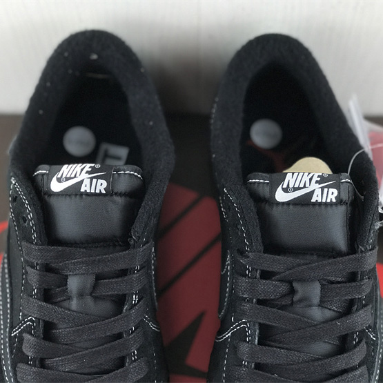 Travis Scott x Air Jordan 1 Low OG “Black Phantom” Sneaker   DM7866-001 - DopestKickz