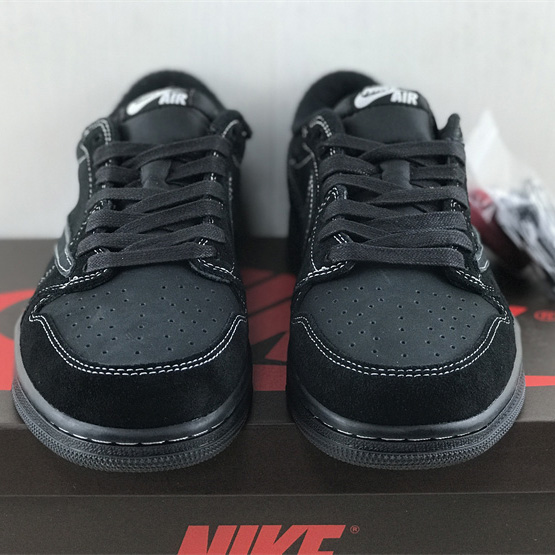 Travis Scott x Air Jordan 1 Low OG “Black Phantom” Sneaker   DM7866-001 - DopestKickz