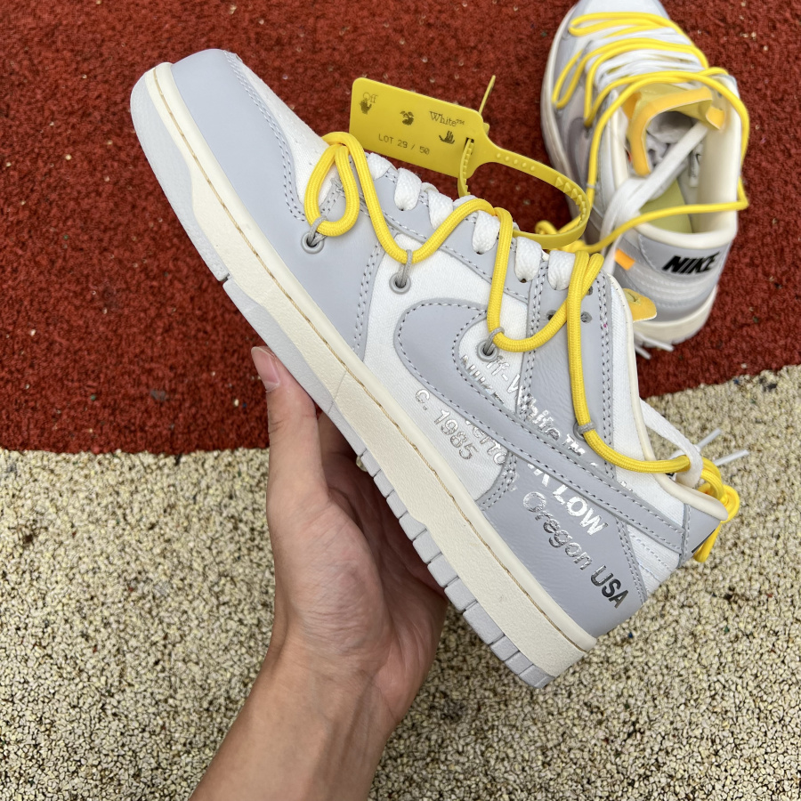 Nike Dunk Low Off-White Lot 29 Sneaker       DM1602-103 - DopestKickz