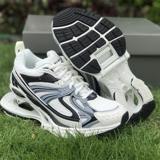 Balenciaga X-Pander Sneaker In Grey, White And Black Mesh And Nylon - DopestKickz