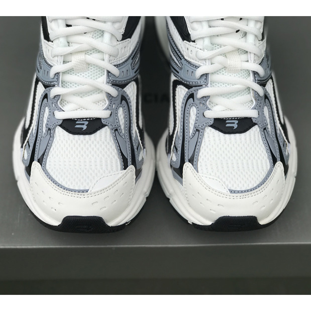 Balenciaga X-Pander Sneaker In Grey, White And Black Mesh And Nylon - DopestKickz