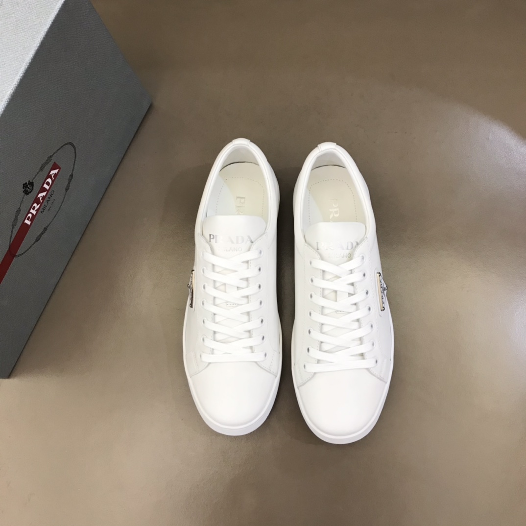 Prada Brushed Leather Sneakers(upon uk size) - DopestKickz