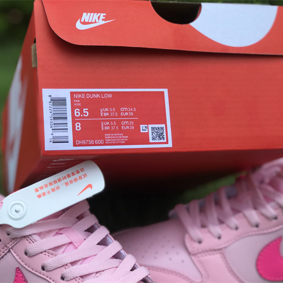 Nike Dunk Low “Triple Pink” Sneaker    DH9756-600  - DopestKickz
