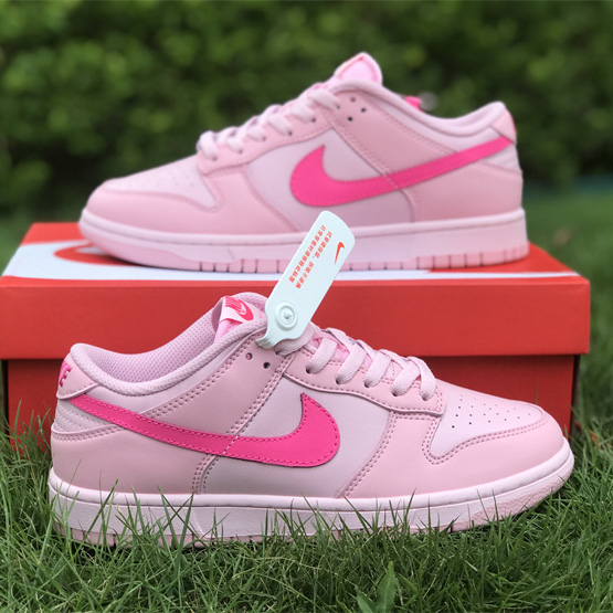 Nike Dunk Low “Triple Pink” Sneaker    DH9756-600  - DopestKickz