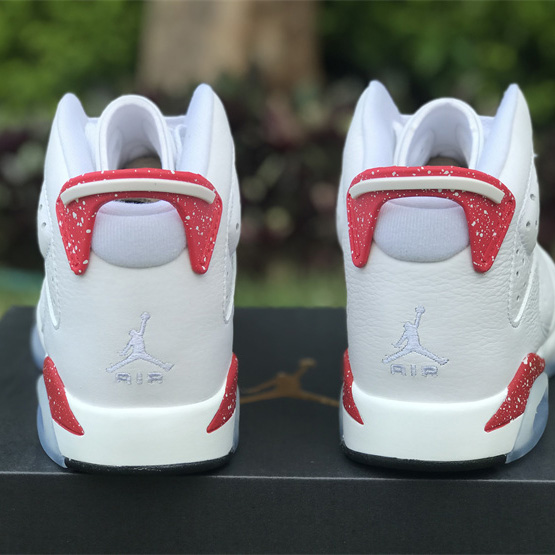 Air Jordan 6 “Red Oreo”GS Sneaker      384665-162  - DopestKickz