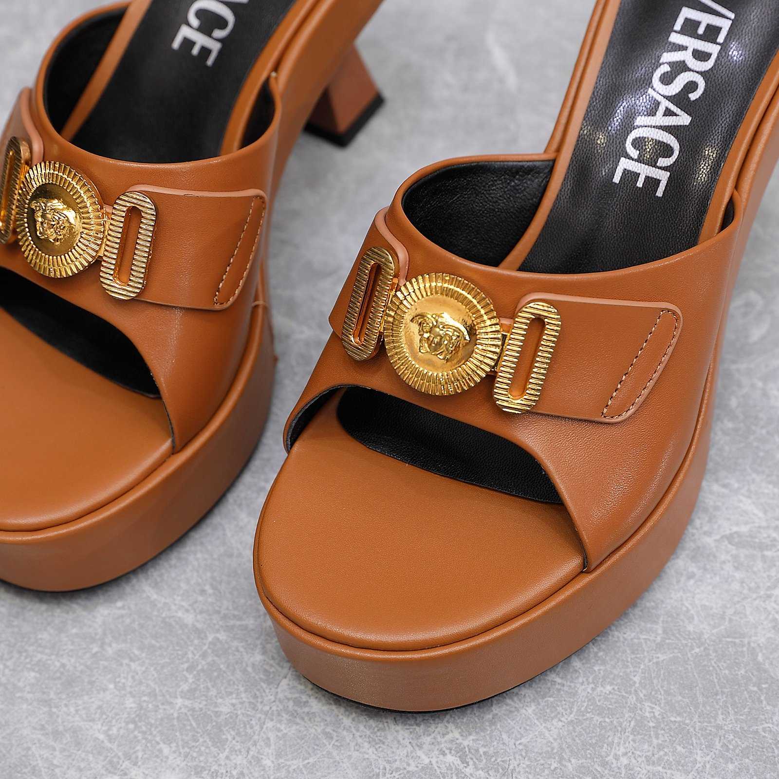 Versace Medusa Biggie Crystal Mules - DopestKickz