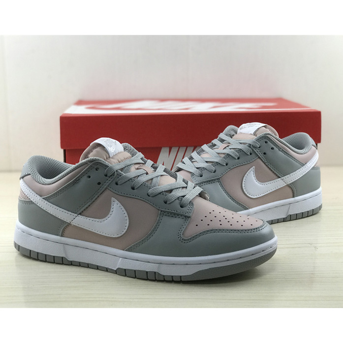 Nike Dunk Low “Pink / Grey” Sneakers     DM8329-600 - DopestKickz
