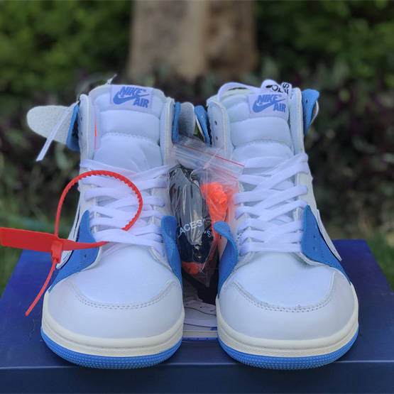 Sony PlayStation 5 x OFF-WHITE x Air Jordan 1 Retro High Sneaker    AQ0818-168 - DopestKickz