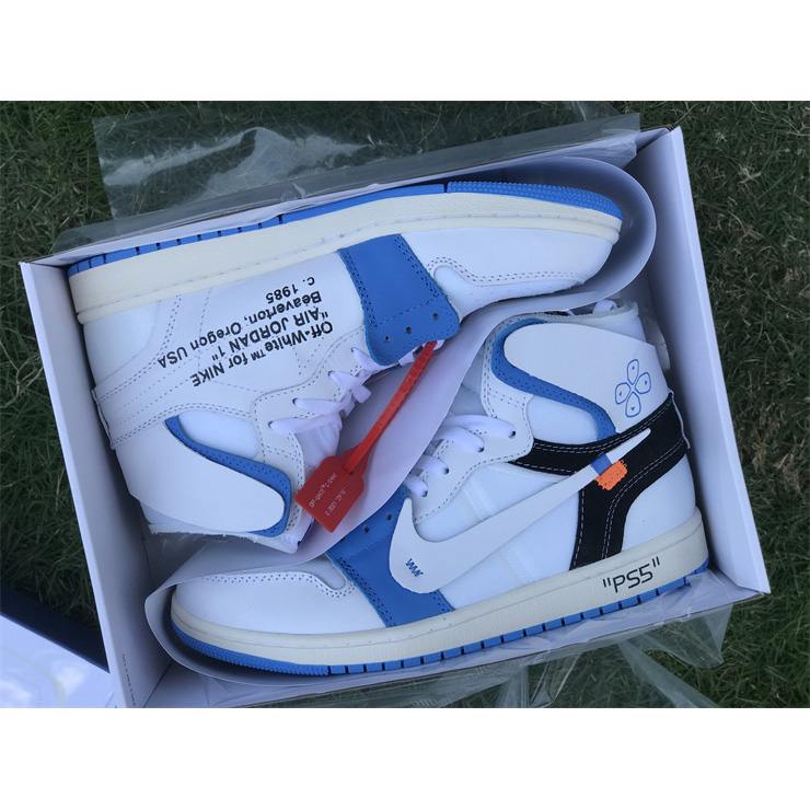 Sony PlayStation 5 x OFF-WHITE x Air Jordan 1 Retro High Sneaker    AQ0818-168 - DopestKickz