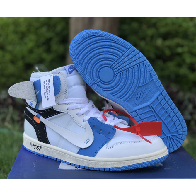 Sony PlayStation 5 x OFF-WHITE x Air Jordan 1 Retro High Sneaker    AQ0818-168 - DopestKickz