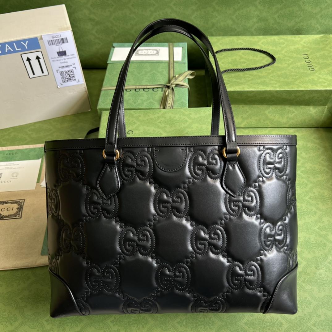 Gucci GG Matelassé Leather Medium Tote(38-28-14cm) - DopestKickz