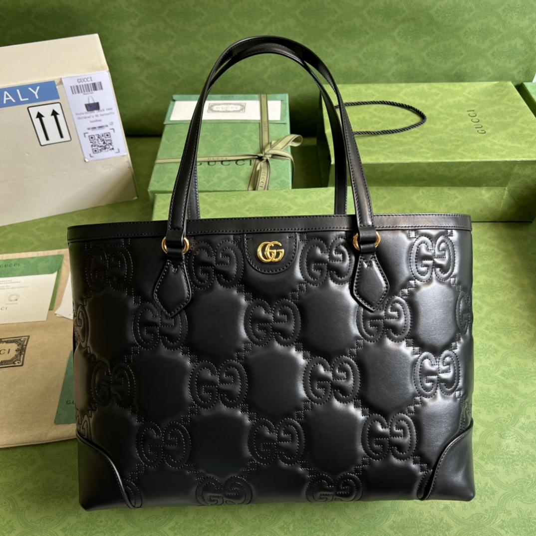 Gucci GG Matelassé Leather Medium Tote(38-28-14cm) - DopestKickz