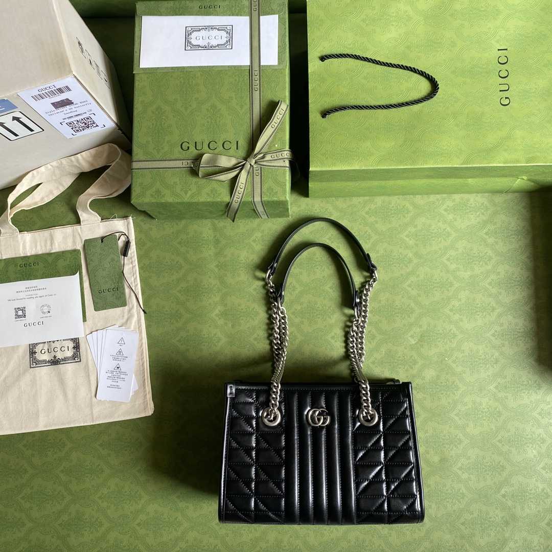 Gucci GG Marmont Small Tote Bag(26.5-19-11cm) - DopestKickz